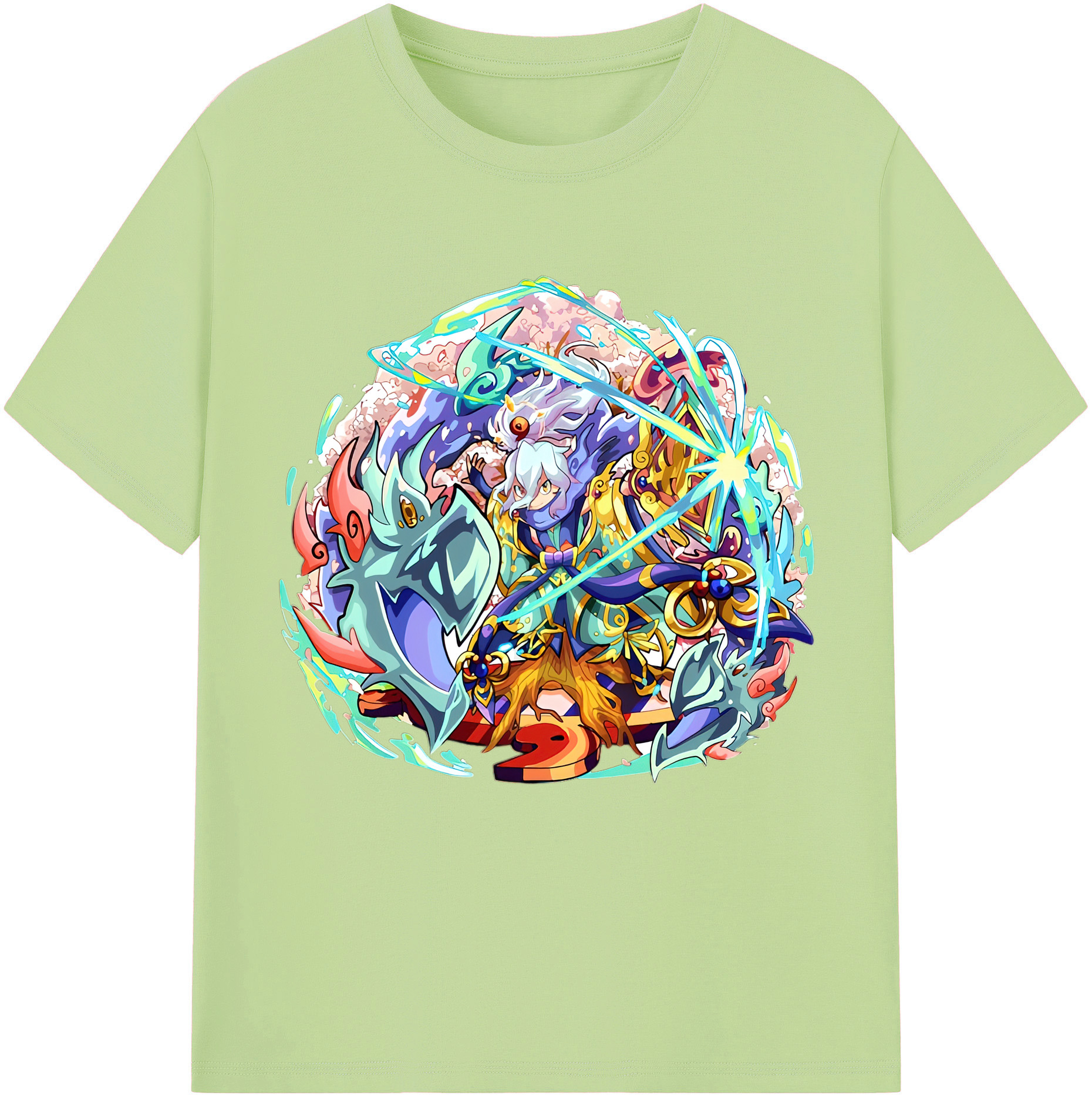 （画像用） 妖怪ウォッチ Yo-kai Watch 綿100％半袖Tシャツ（フロントプリント）